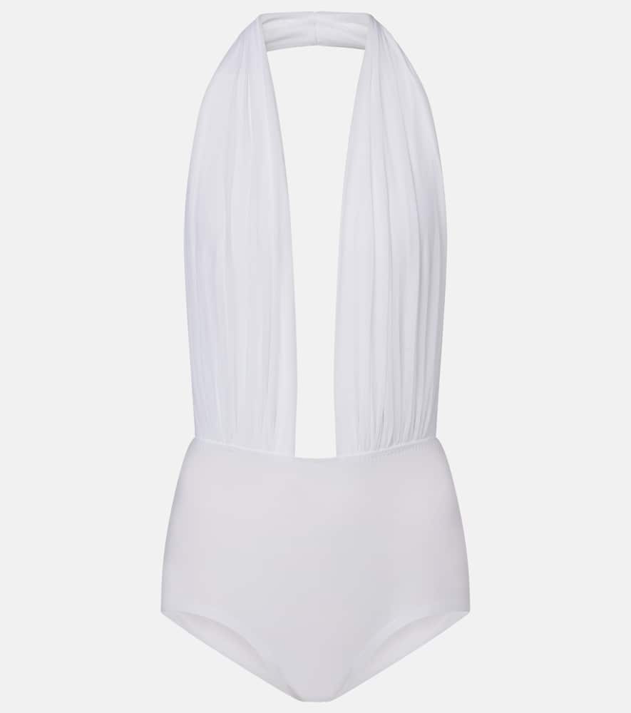 Halterneck bodysuit