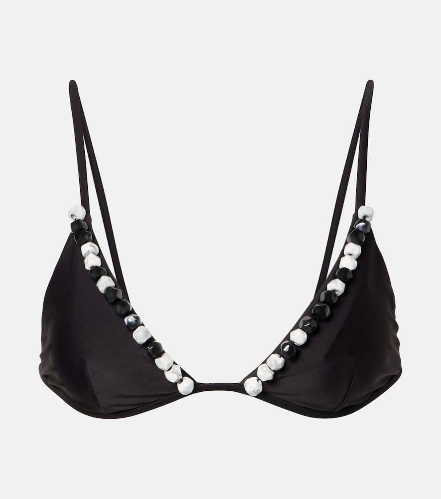 SIR Baci beaded bikini top