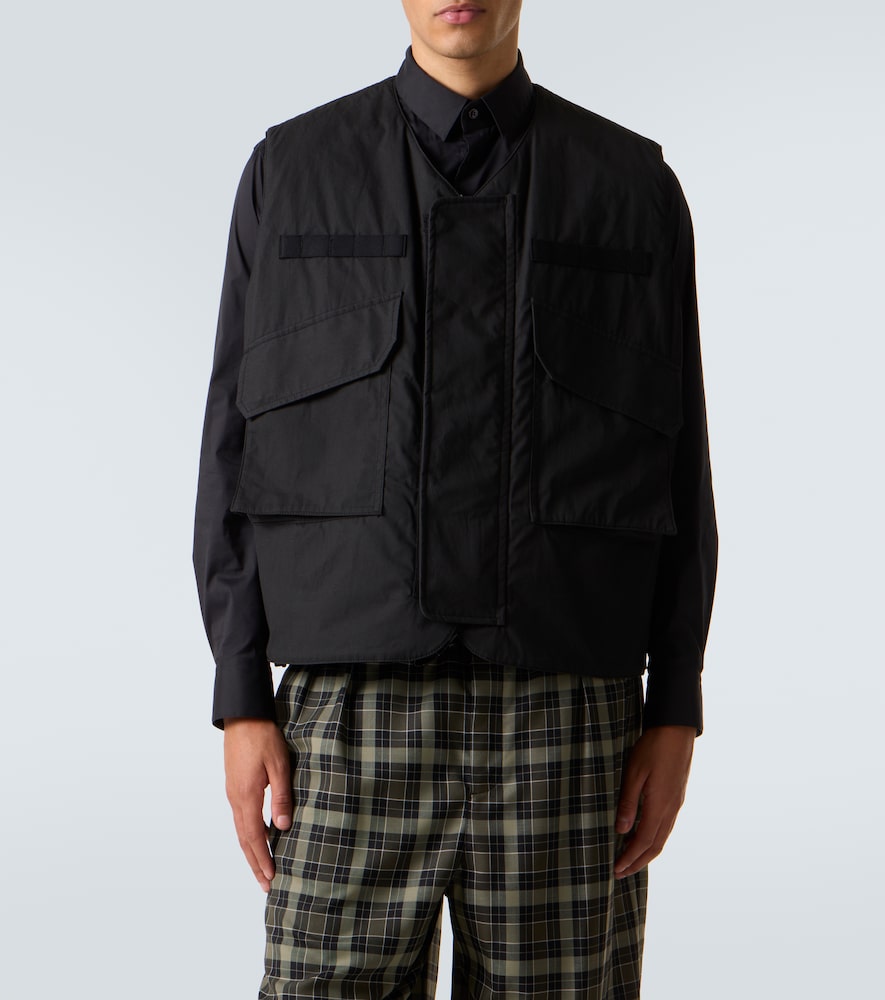  Comme Des Garcons Homme Comme Des Garçons Homme Weste Aus Baumwolle 