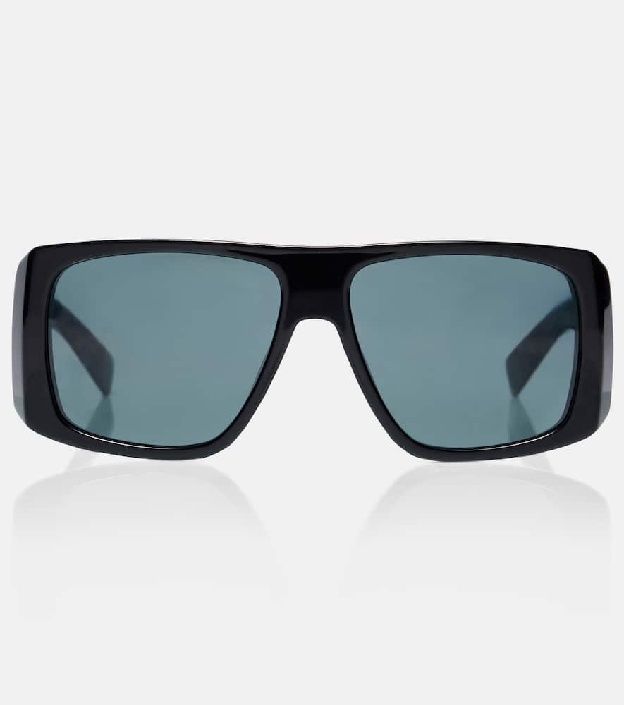 Saint Laurent Sl 832/f Flat-top Sunglasses In Black