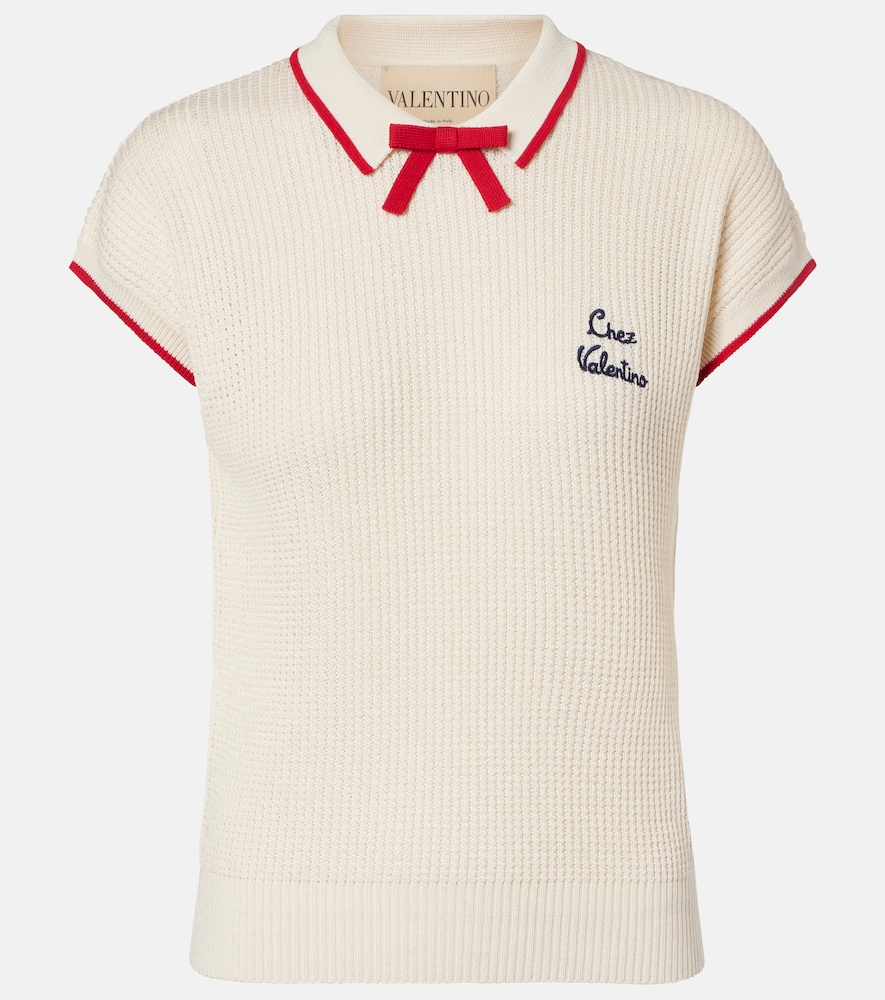 Valentino Chez  cotton-blend sweater
