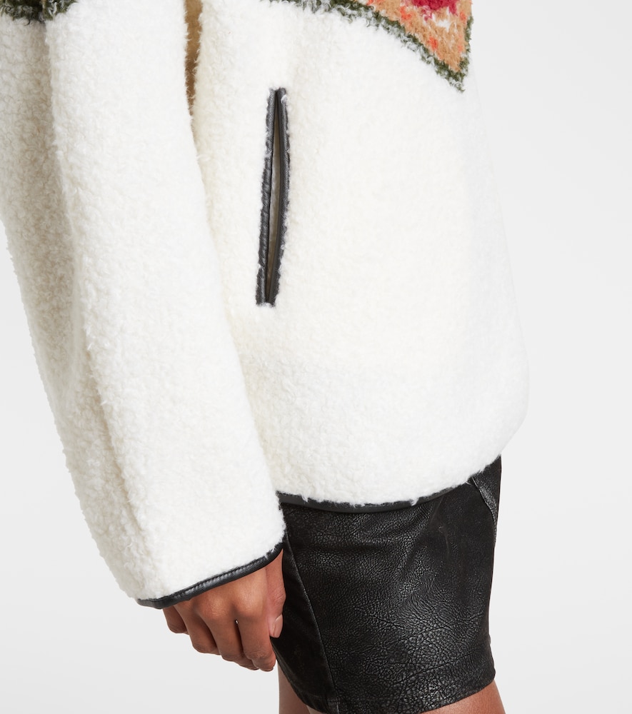  Marant Etoile Marant Etoile Marner Fleece Zip-up Sweater 