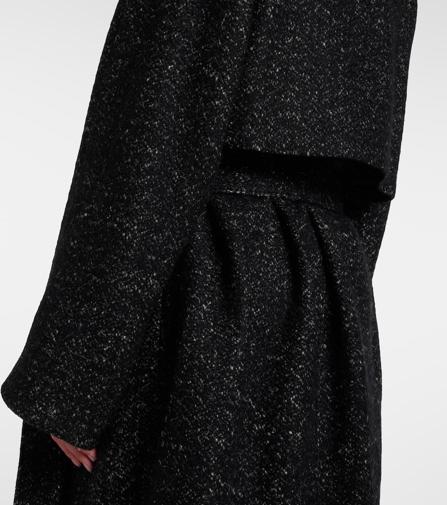 The Row Macaria Wool Coat In Black