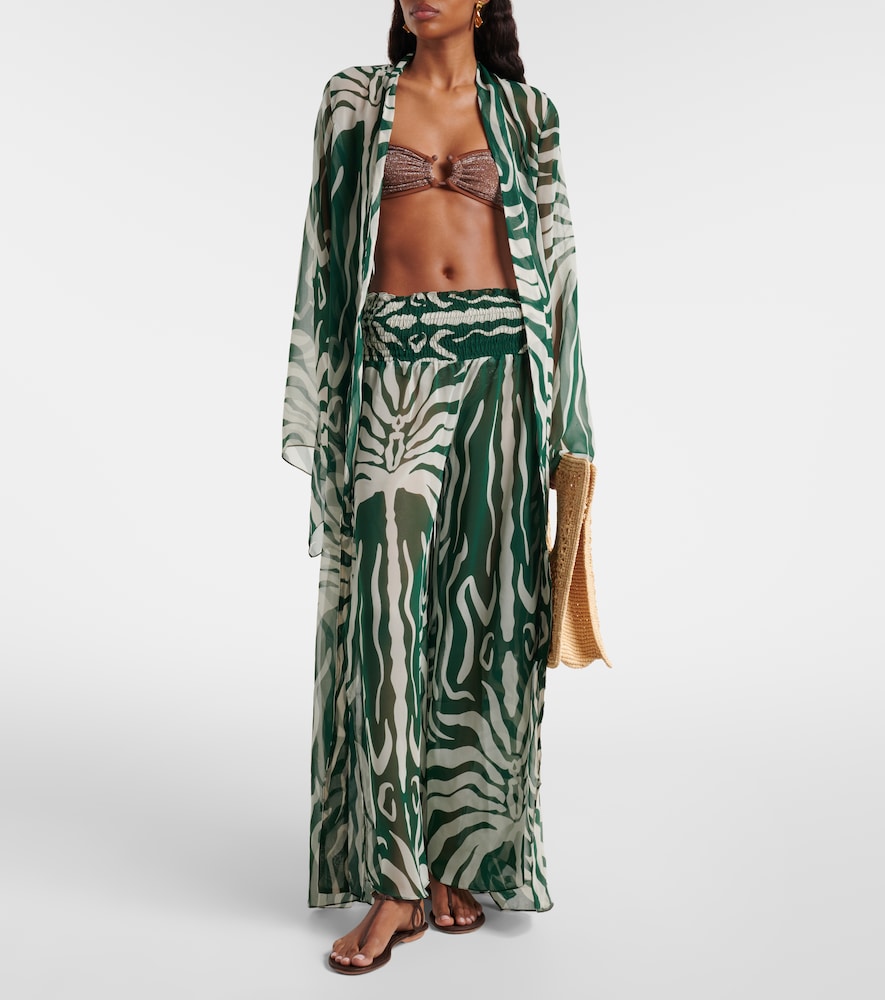 Johanna Ortiz Printed beach cover-up