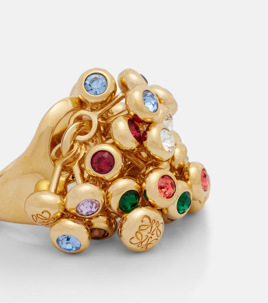  Loewe Loewe Ring Push Pin Mit Kristallen 
