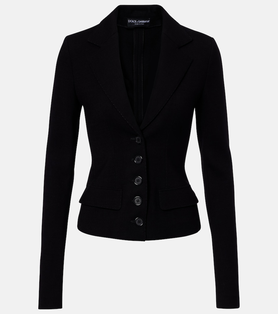 Dolce & Gabbana Wool-blend canvas jacket