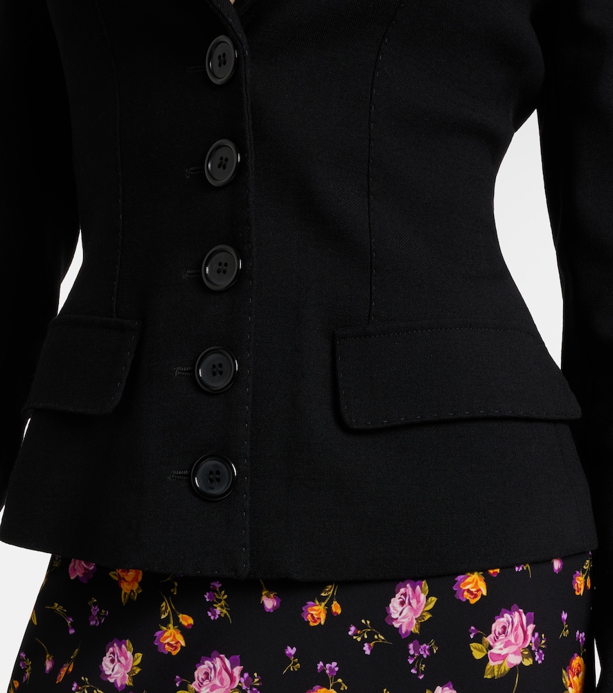  Dolce&gabbana Dolce&gabbana Wool-blend Canvas Jacket 