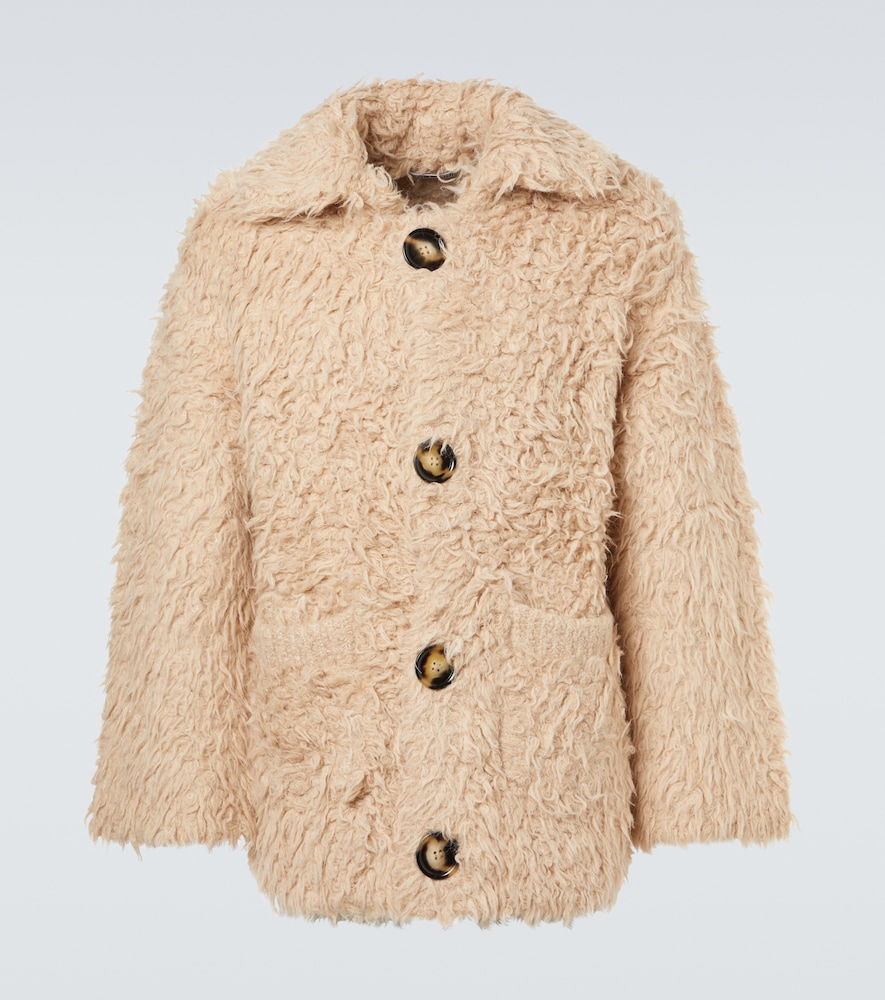 Acne Studios Textured alpaca-blend cardigan