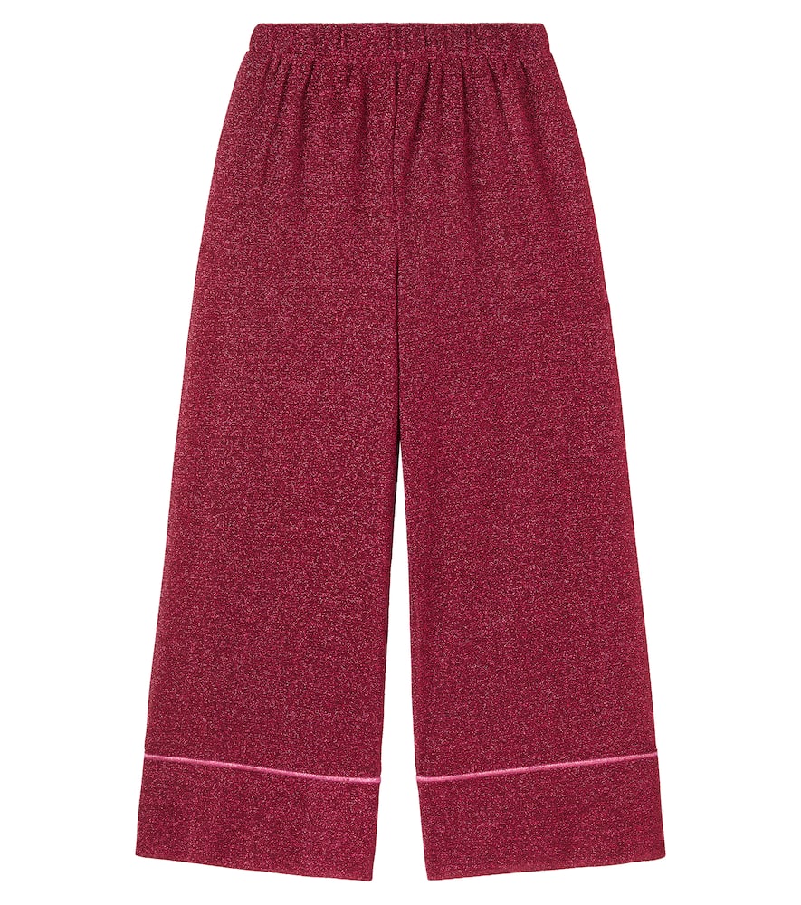 Oseree Oséree Kids Lumière Pants In Burgundy