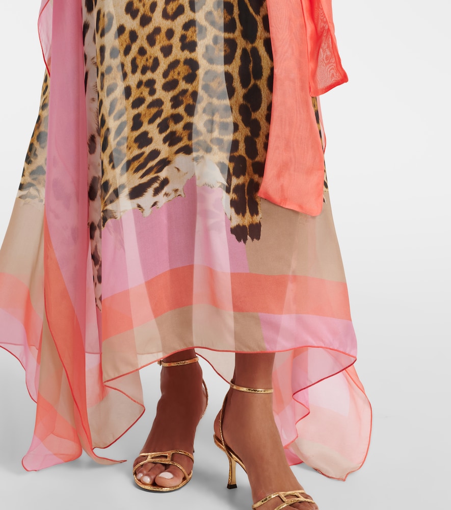  Roberto Cavalli Roberto Cavalli Bedruckter Kaftan Aus Seide 