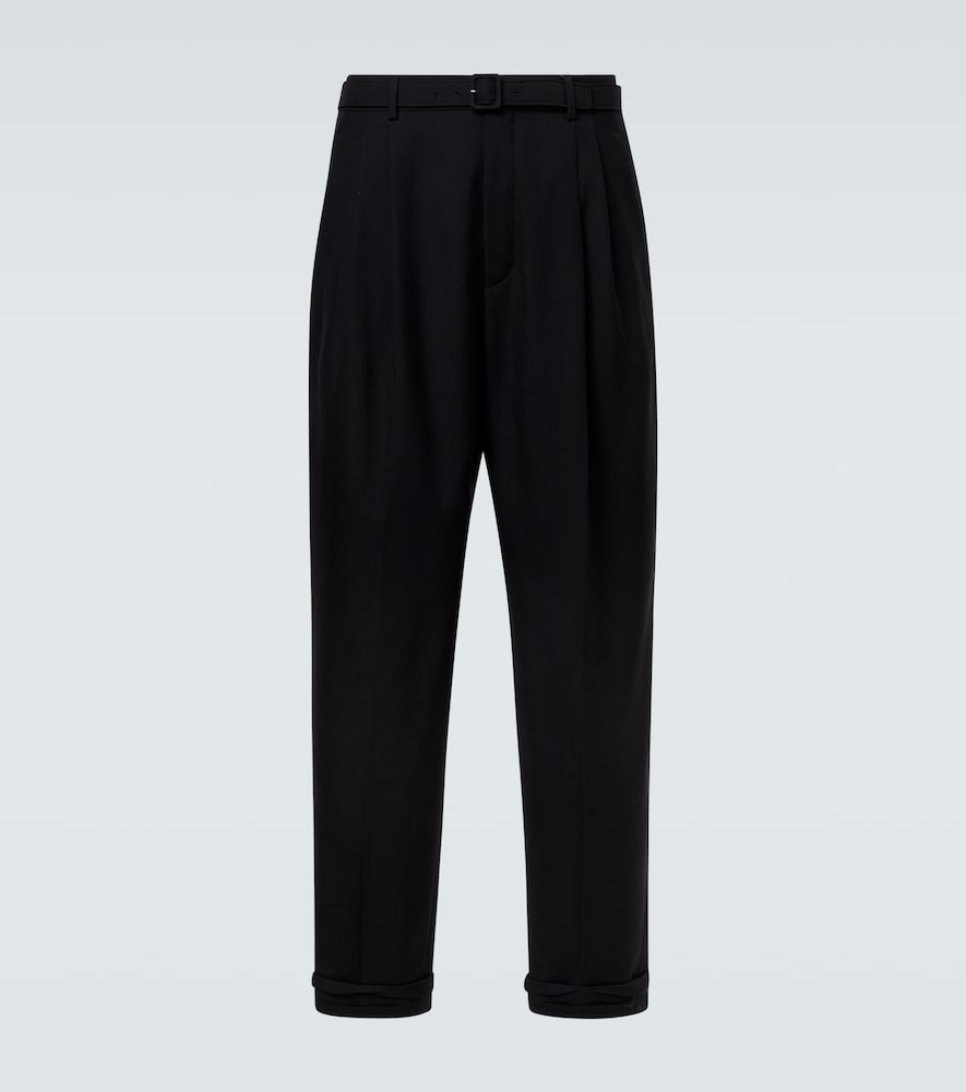 Saint Laurent Wool gabardine straight pants