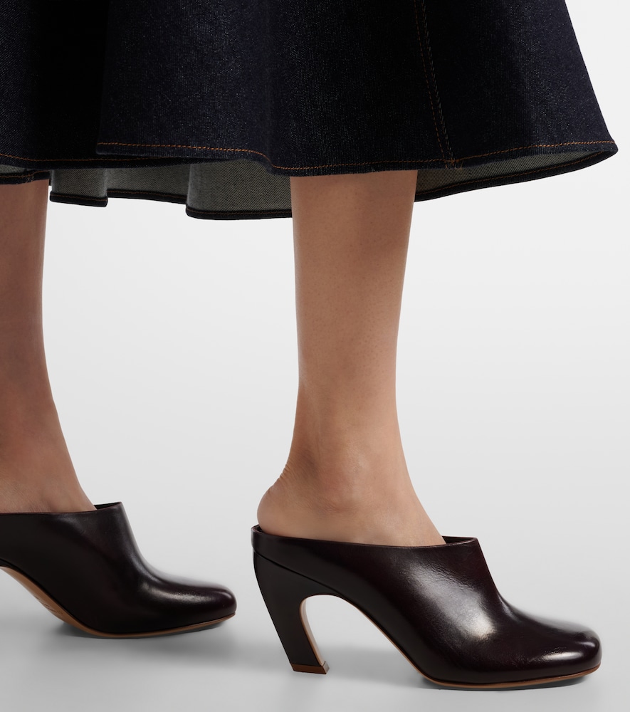 Le Monde Béryl Mica 80 leather mules