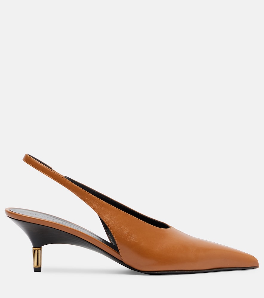 Bella 55 Leather Slingback Pumps