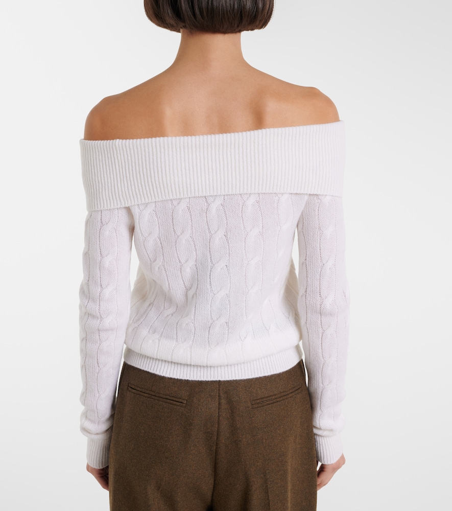  Ralph Lauren Collection Ralph Lauren Collection Off-shoulder-pullover Aus Kaschmir 