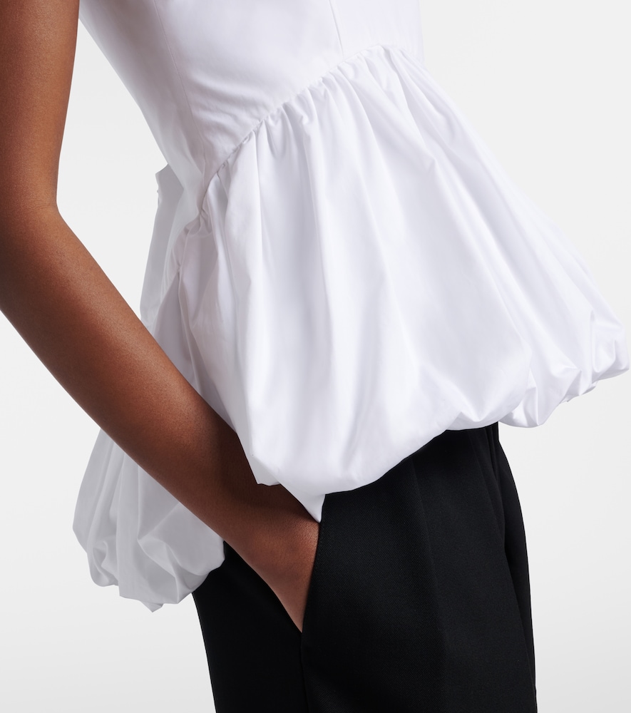  Rohe Rohe Peplum Cotton Poplin Top 