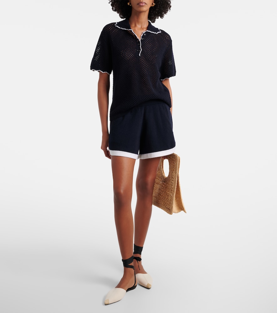 Jardin des Orangers Wool and cashmere polo sweater