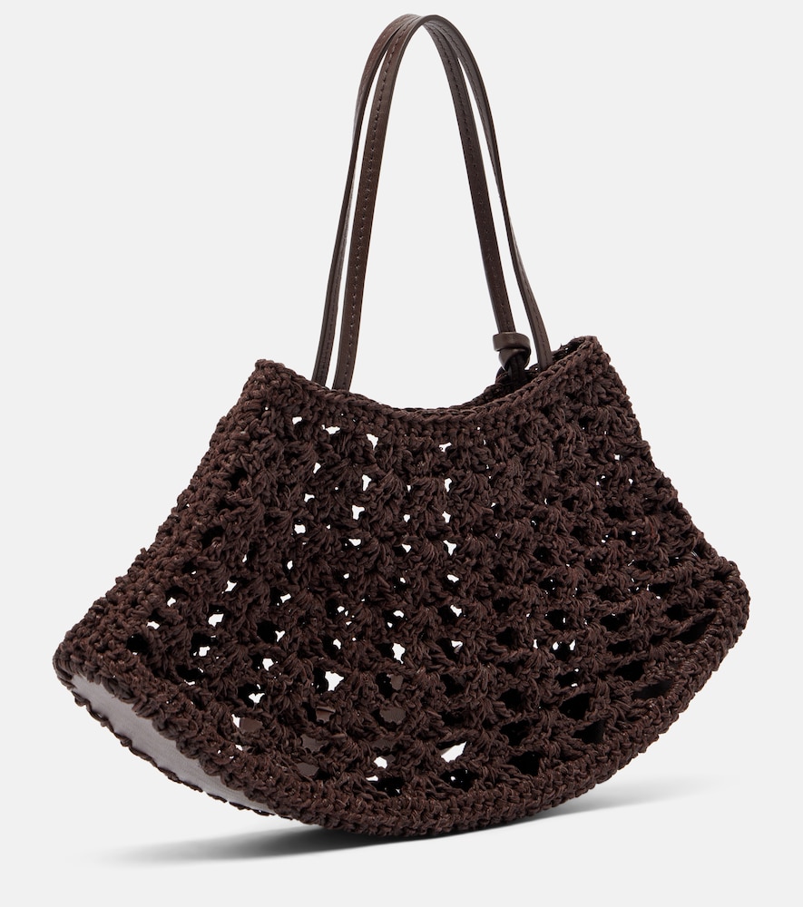  Magda Butrym Magda Butrym Maya Small Crochet Leather Top-handle Bag 