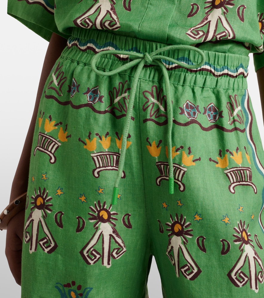  Alemais Alémais Weite Hose Sun Dancer Aus Leinen 