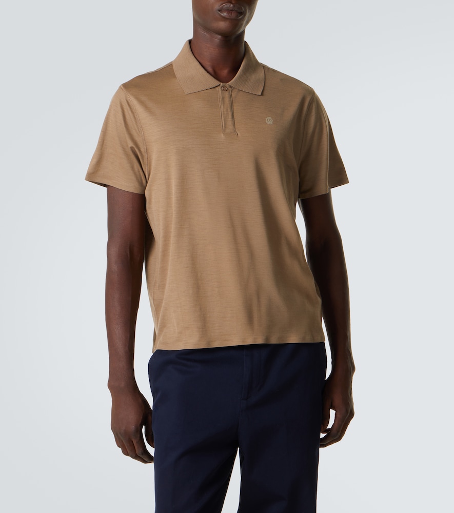  Dunhill Dunhill Polohemd Aus Wolle Und Kaschmir 