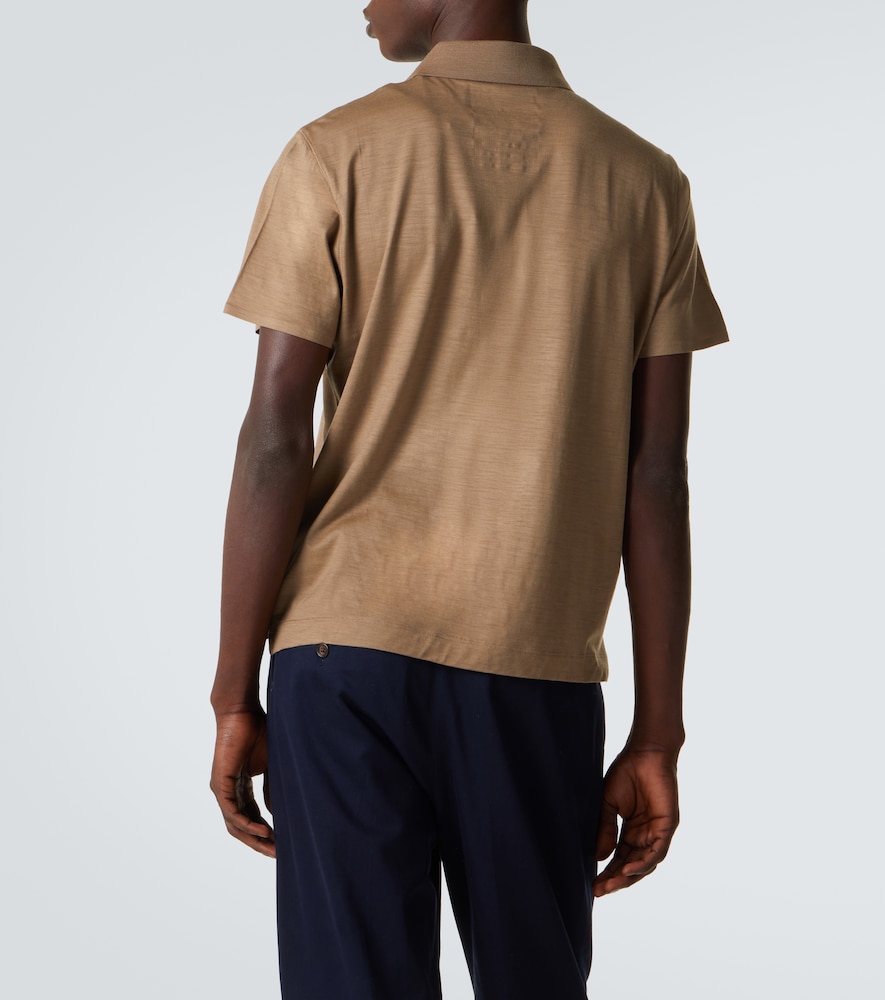  Dunhill Dunhill Polohemd Aus Wolle Und Kaschmir 