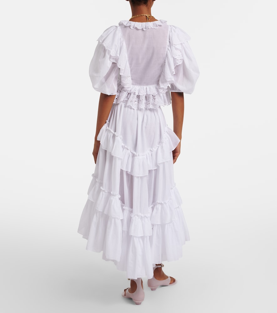 Chloé Cotton Midi Skirt