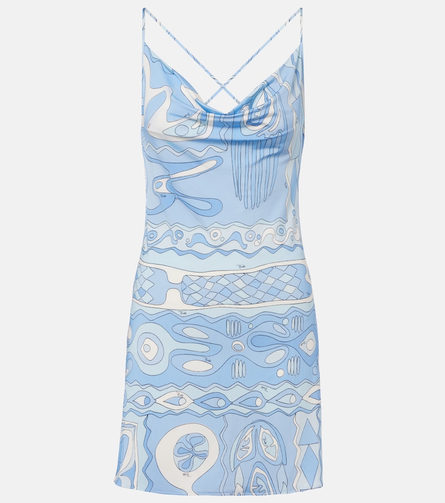 Minikleid Angoli aus Satin-Jersey