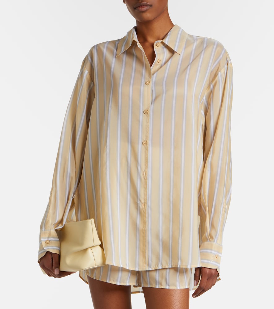 The Frankie Shop Peri striped twill shirt | Thumbnail 3 The Frankie Shop Peri striped twill shirt | Thumbnail 3