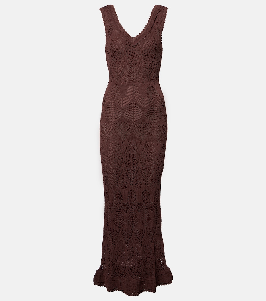 Abito midi Roan in maglia