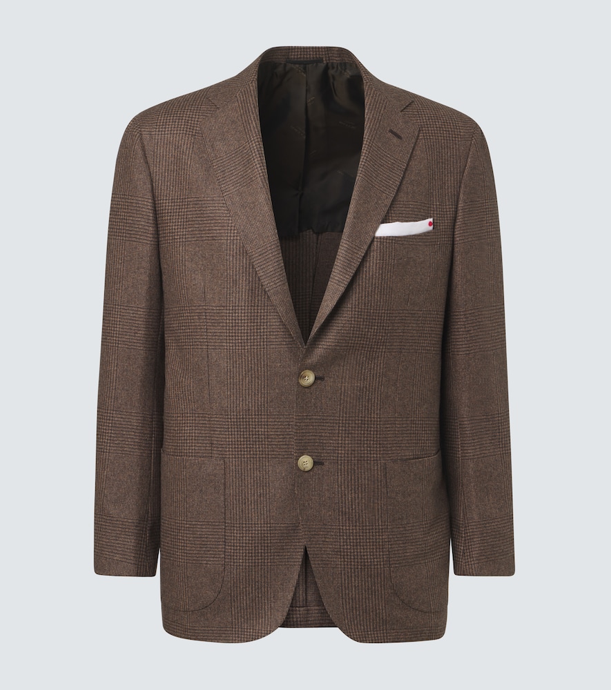 Prince Of Wales Check Virgin Blazer