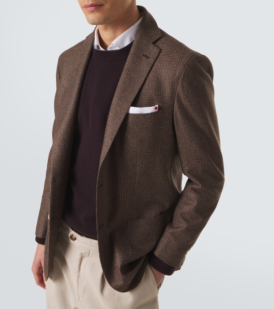 Prince Of Wales Check Virgin Blazer