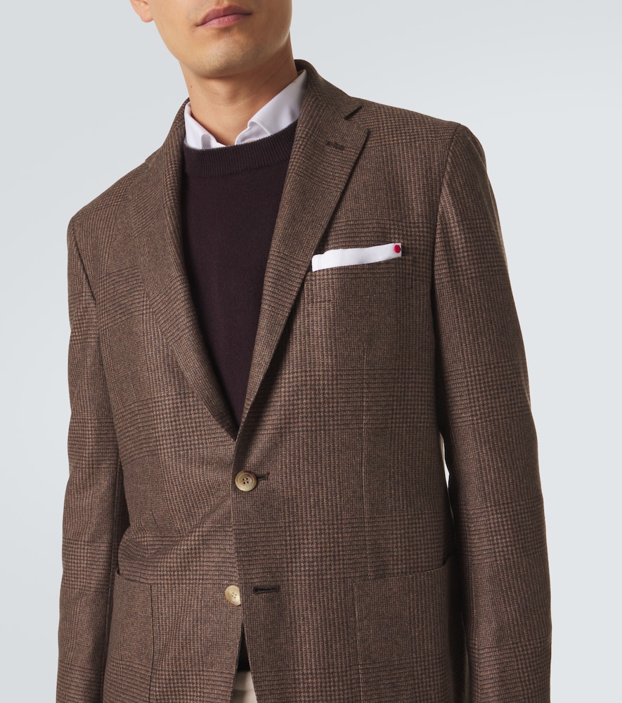 Prince Of Wales Check Virgin Blazer