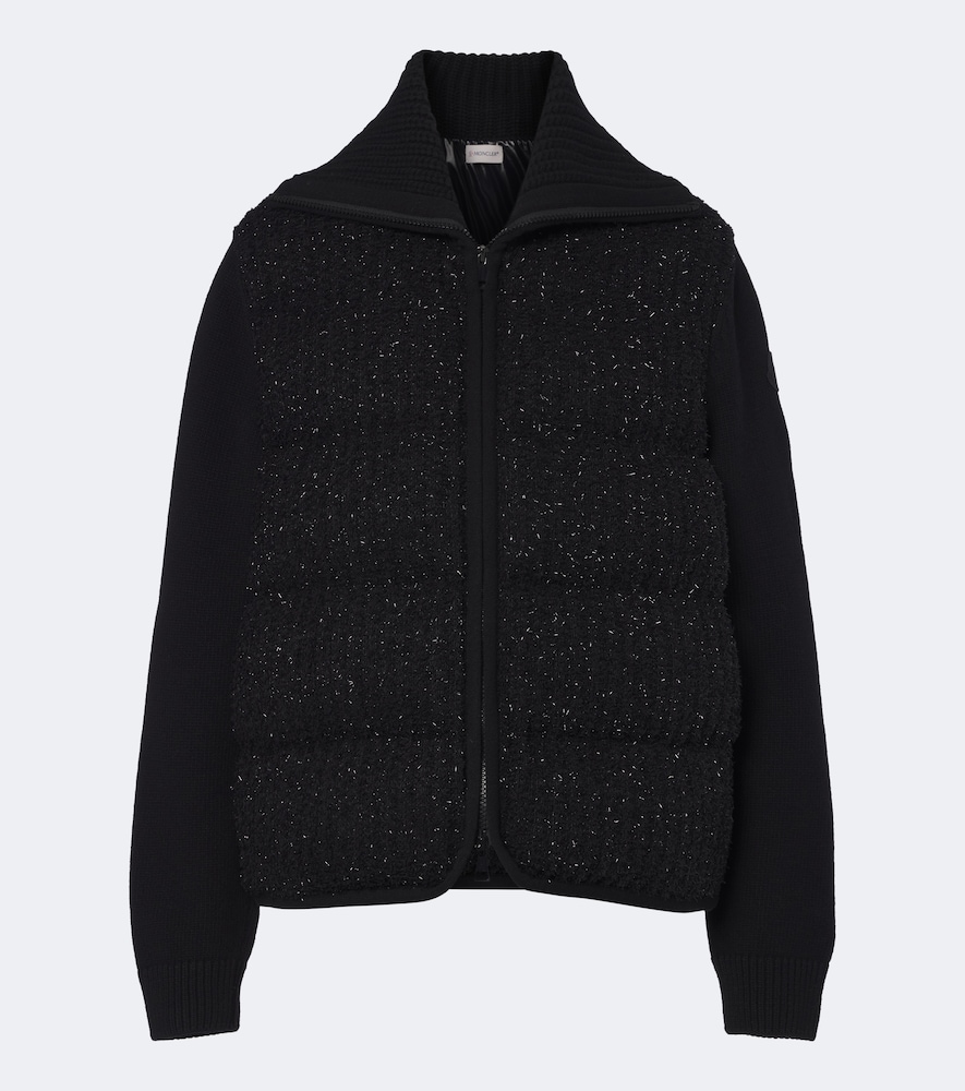 Moncler Daunenjacke Mit Rippstrick De Größe 36 - MyTheresa