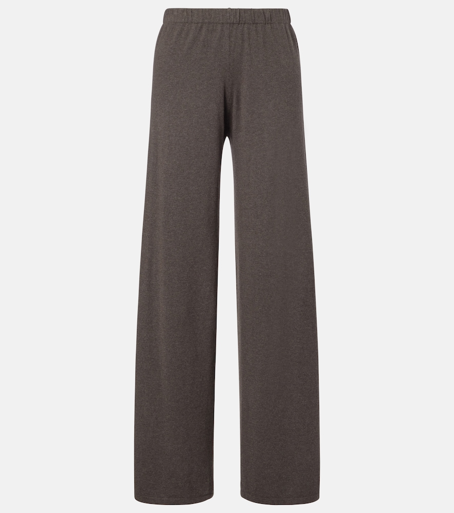 Lisa Yang Aina cotton and cashmere wide-leg pants