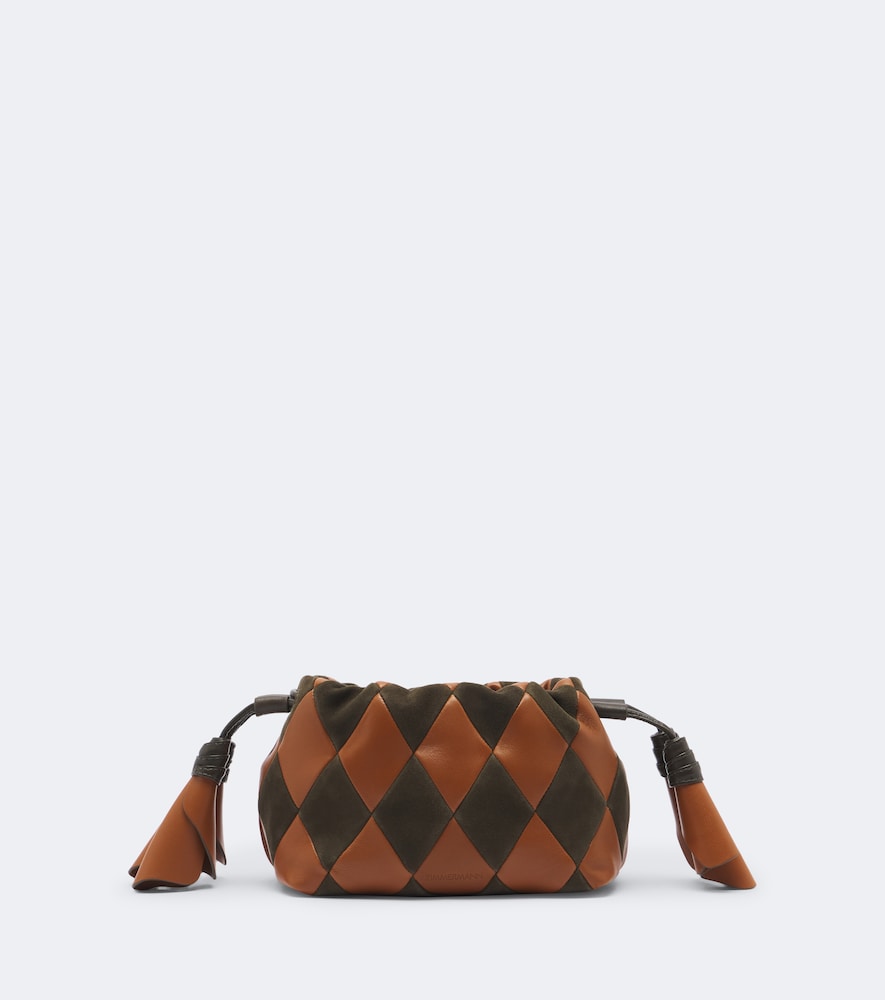 Clutch Cloud 91 Small in pelle e suede