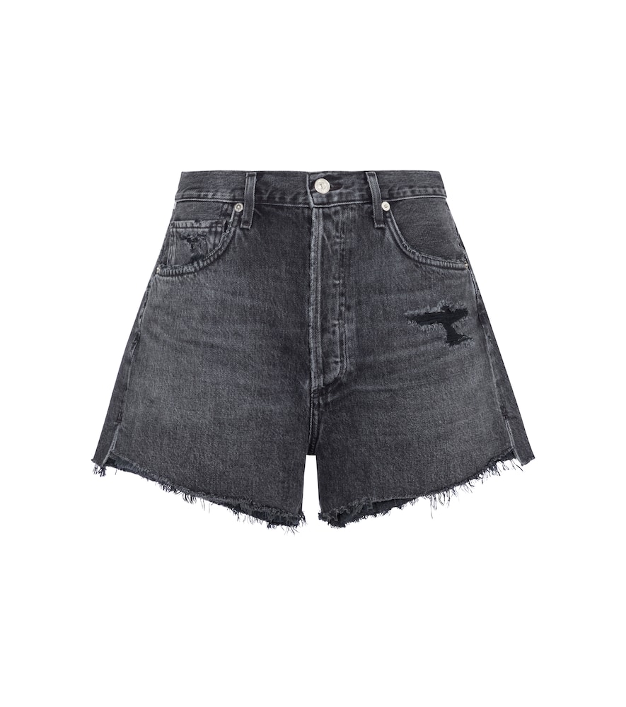 Marlow high-rise denim shorts