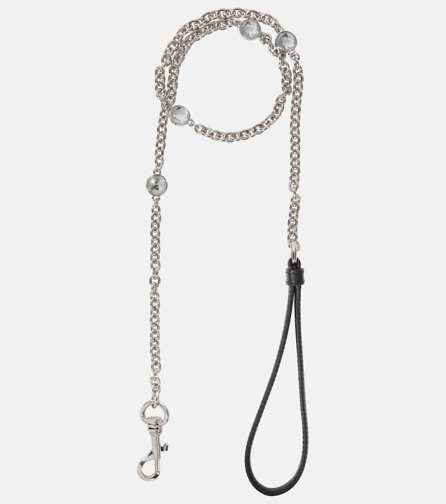 Miu Miu Chain and leather dog leash