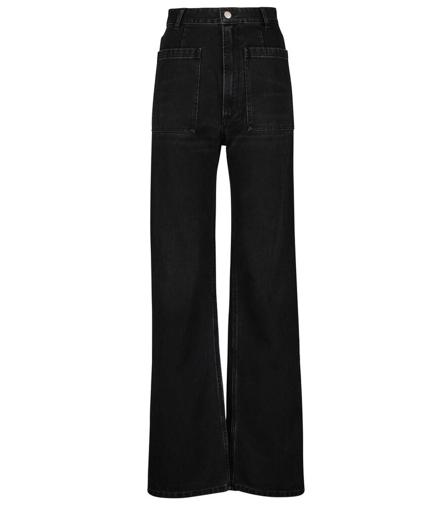 Mm6 Maison Margiela High-rise wide-leg jeans
