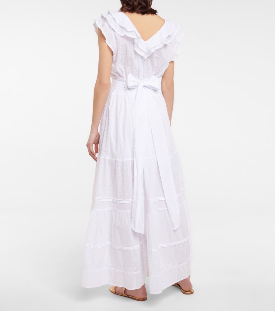  Poupette St Barth Poupette St Barth Midikleid Della Aus Baumwolle 