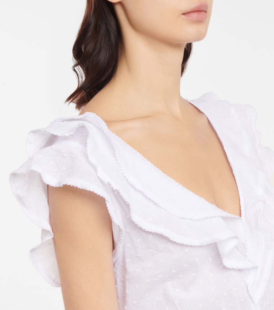  Poupette St Barth Poupette St Barth Midikleid Della Aus Baumwolle 