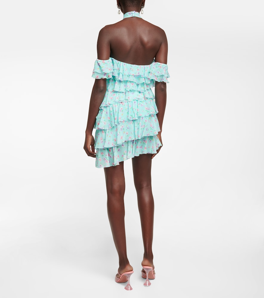  Alessandra Rich Alessandra Rich Minikleid Aus Seide 