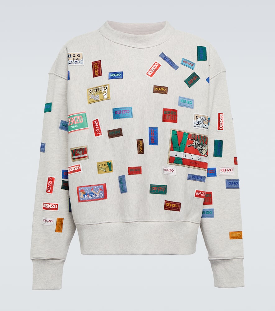 Printed cotton sweatshirt