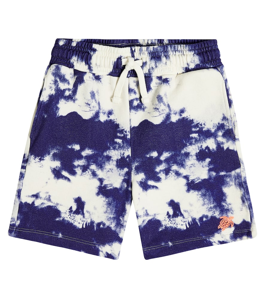 vilebrequin kids bermuda tie & dye en coton