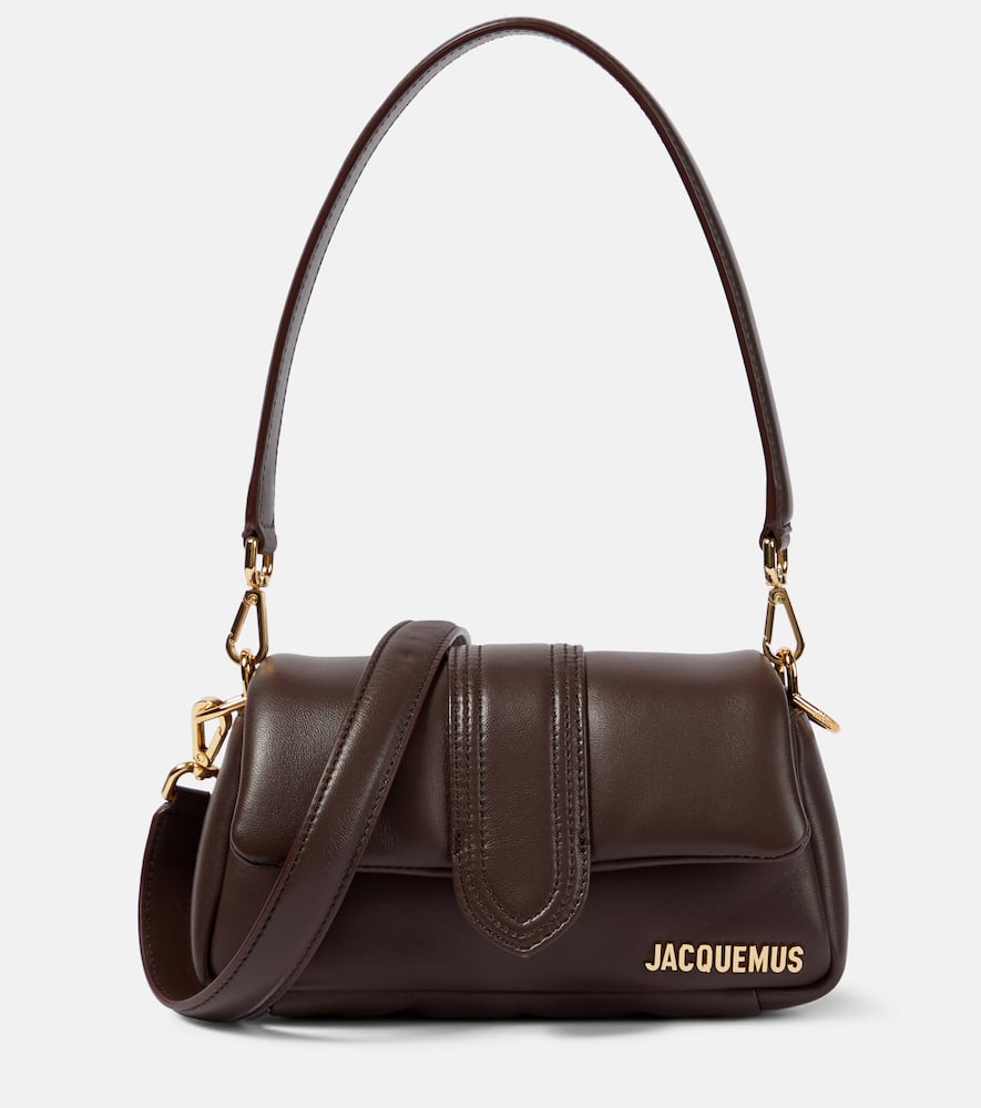 Jacquemus Le Petit Bambinou Bag Woman Brown In Leather In Brown