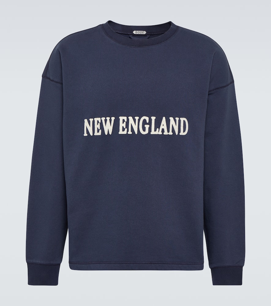 BODE NEW ENGLAND COTTON JERSEY SWEATSHIRT