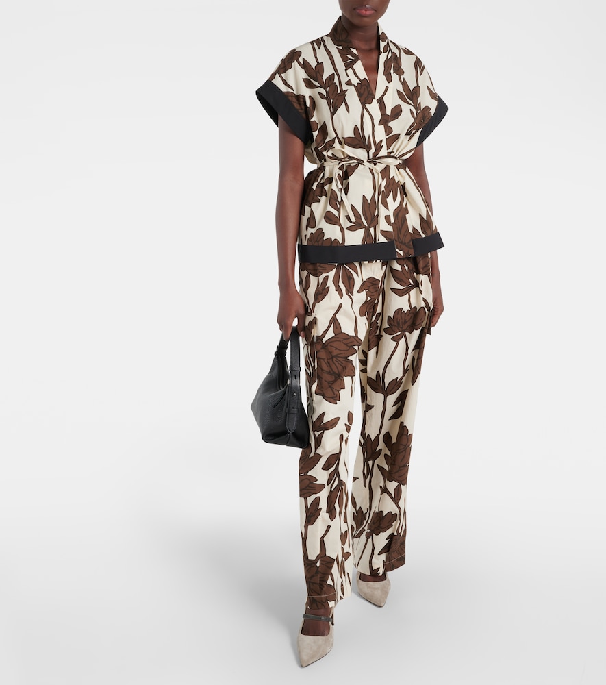Brunello Cucinelli Floral cotton shirt
