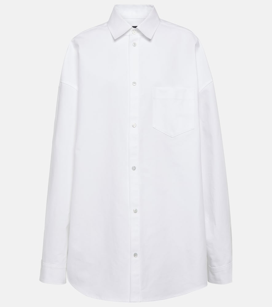 Balenciaga Outerwear oversized cotton poplin shirt