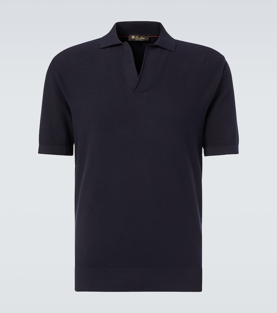 Walkery cotton and silk polo shirt