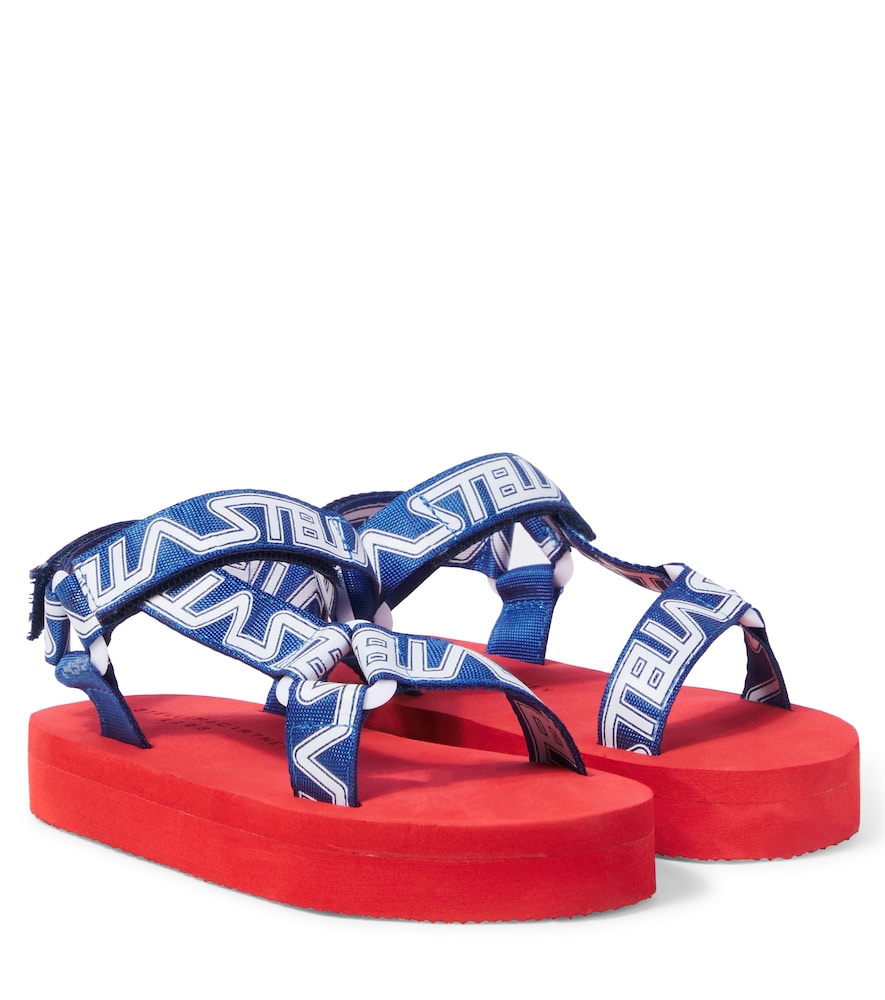 Stella McCartney Stella McCartney Kids Logo printed sandals