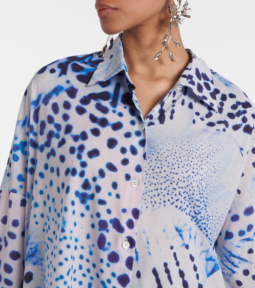  Dries Van Noten Dries Van Noten Hemdblusenkleid Aus Baumwoll-voile 