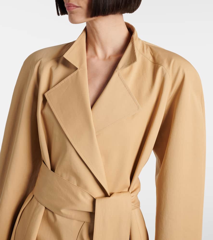 KHAITE LAGDEN COTTON GABARDINE COAT